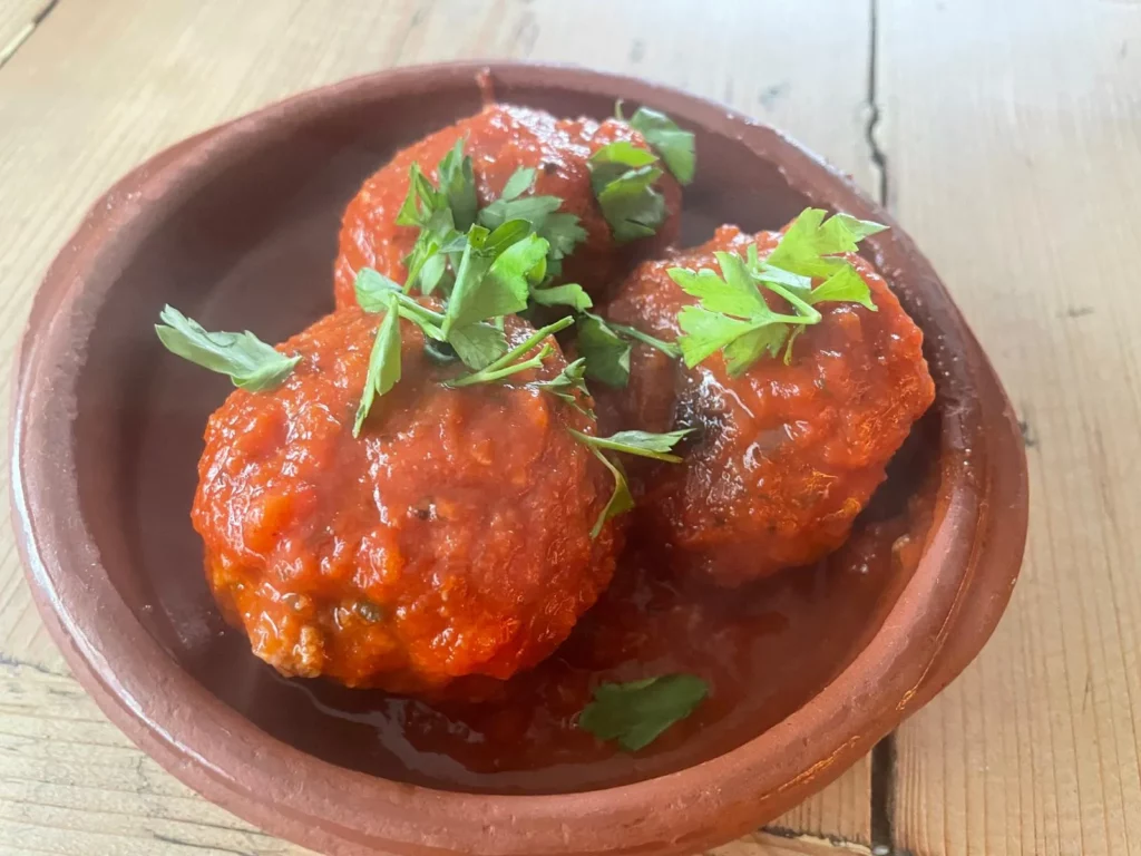 Beachcomber Bar & Grill Bangor Rd, Benllech - Spanish Meatballs